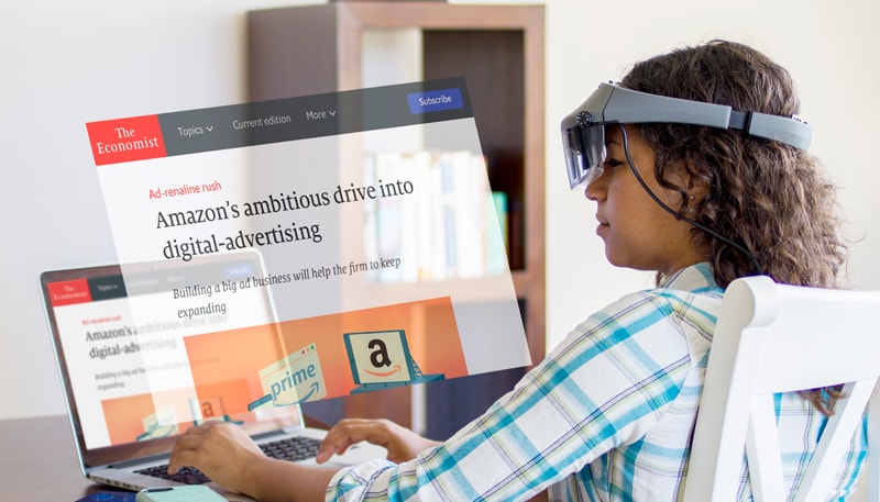 Acesight Floating Reading Mode Freezes the View to Benefit Nystagmus Eye Condition